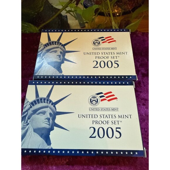 2 Bundle 2003 US Mint 10 Coin Proof Set  COA - Picture 1 of 3